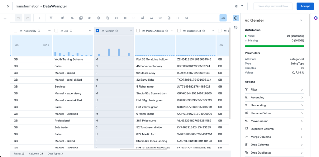 Data Wrangler Pattern Deploys Gen AI to Help You Create Data Transformation Recipes