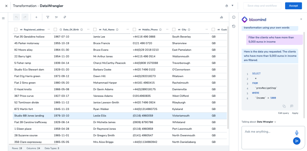 Data Wrangler Pattern